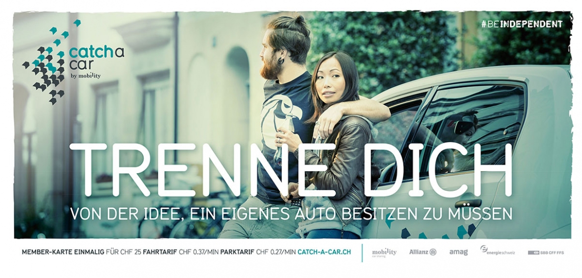 Carch a Car - Konzeption - Strategie - Storytelling - Beratung - Social Media - Leitidee - Kampagnen - Workshops - Online-Marketing - Kreation - Websites - Keyvisuals - Corporate Designs - Bildwelten - Logos - Broschüren - Display Ads - Geschäftspapiere - Flyer - Microsites - Inserate - Plakate- Blogs - Text - Umsetzung - Mediaplanung - Druckvorstufe - Mediaschaltung - Beratung - Lieferanten-Management - Controlling - Reporting - Da sein, wo die Zielgruppe ist - Maximal Partnerschaftlich - Maximal Digital - Maximal Effizient - One-Stop-Shop